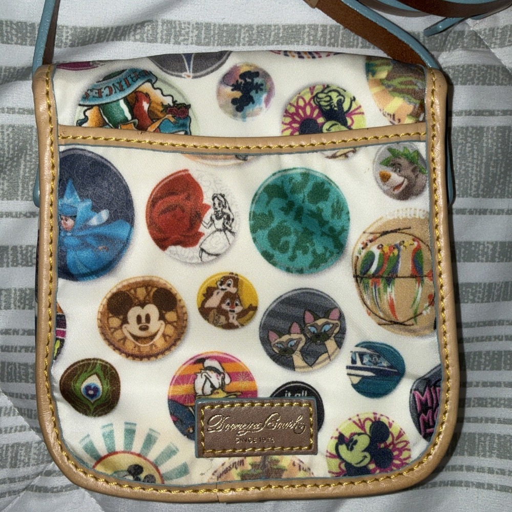Dooney & Bourke Disney Character Buttons Crossbody Bag - Purse - Picture 3 of 13